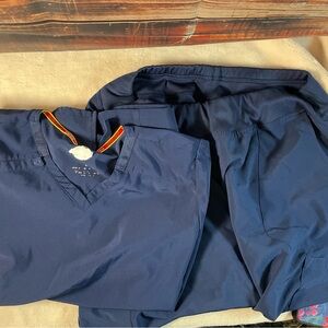 Dickies Stretch Navy Blue Scrub Set